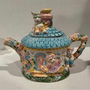 Easter Kids Tea Party Set 17 pieces NWOT